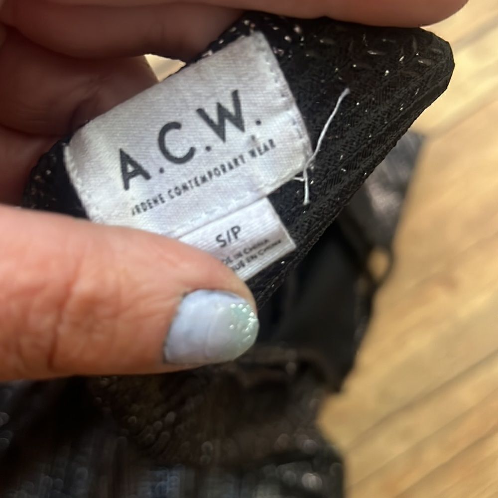 Small Black + Silver ACW Romper - Picture 3 of 3